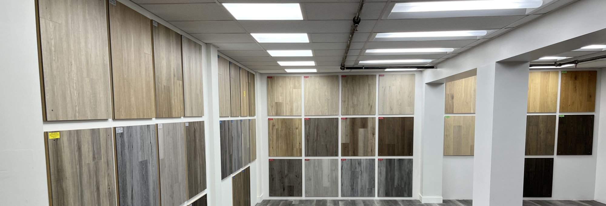 Wall exposition from Carpet Village Warehouse/FloorscapesUSA in Los Angeles, CA